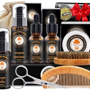 XIKEZAN Men’s Beard Care & Grooming Gift Kit