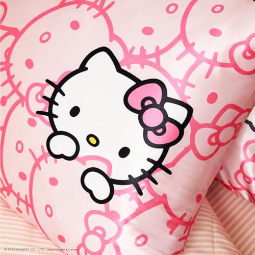 Hello Kitty Kitsch Satin Pillowcase & Scrunchies Set - Image 7