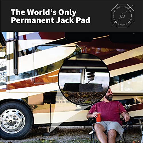 SnapPad Prime 4-Pack RV Leveling Blocks - 10" Round Jack - Image 6