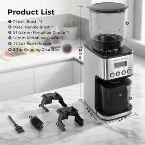 URintells Electric Burr Grinder: 51 Settings, 3 Modes