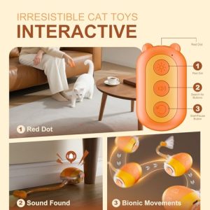 Fi Smart Interactive Cat Toy Ball – Remote & Motion