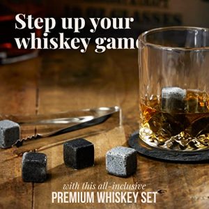 Mixology & Craft Premium Whiskey Gift Set with Glasses
