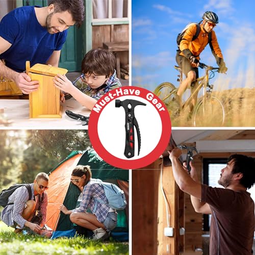 12-in-1 Pocket Multitool: Hammer, Knife, Pliers & Survival Gear - Image 5