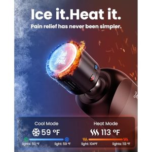 BOB AND BRAD X6 Pro Max Massage Gun with Heat & Cold