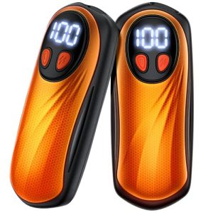 Rechargeable Hand Warmers 2-Pack: 6000mAh Electric Pocket Heater