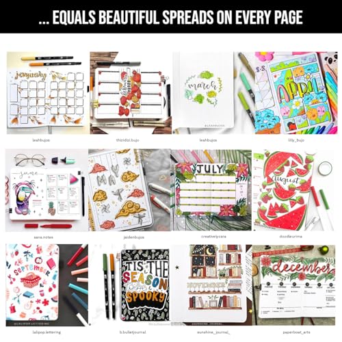 A5 Bullet Dotted Journal | 160gsm Thick Paper Notebook - Image 6