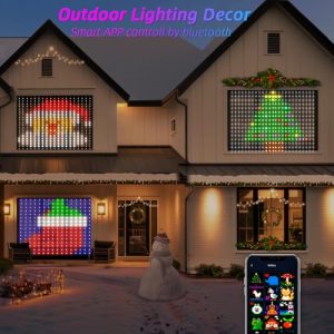 Smart LED Color Changing Curtain Lights – APP/Remote Control