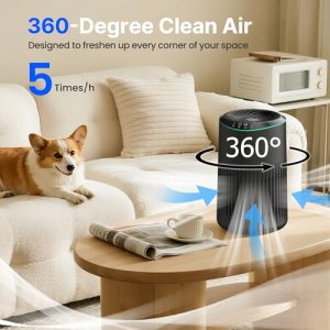 Small Air Purifier 2-Pack: Bedroom, Pets, Fragrance
