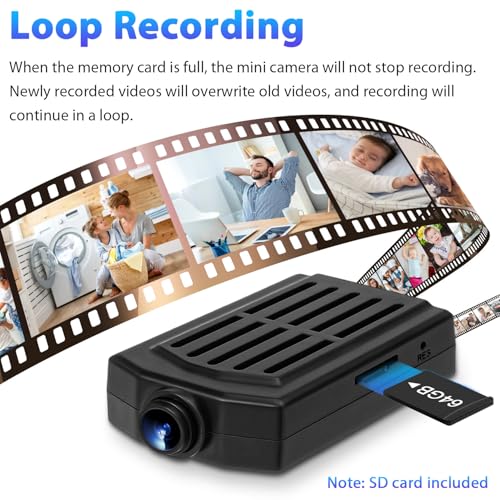 MITUUT Mini 1080P Security Camera Nanny Recorder 64GB - Image 4