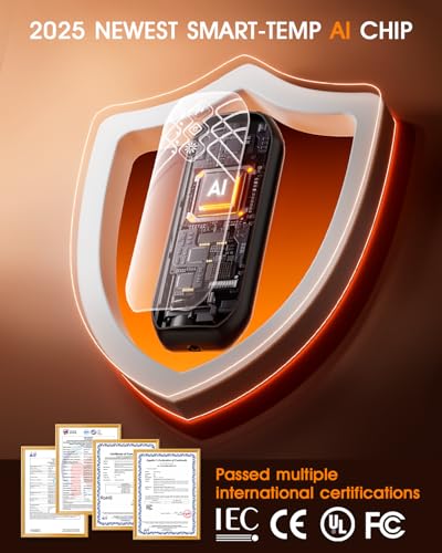 AI Rechargeable Hand Warmers 2-Pack - Smart 5-Temp Control - Image 6