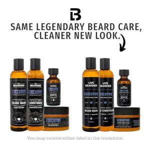 Live Bearded Complete Beard Grooming Kit | Executive Scent