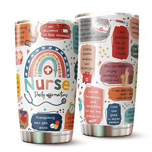 Nurse Daily Affirmations 20oz Tumbler for Healthcare Heroes