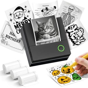 ETIKEZ Mini Bluetooth Inkless Sticker Printer – Black