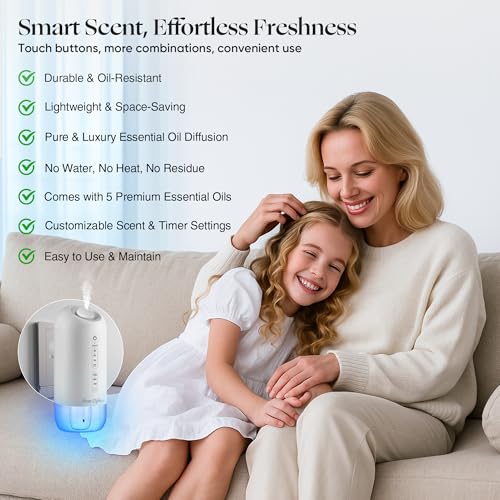 Plug-in Waterless Scent Diffuser Kit: 700 Sq Ft Coverage - Image 2