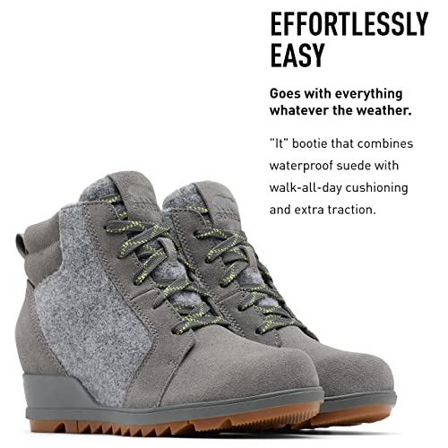 Sorel Women's Evie Ankle Lace Boot - Quarry, Grill - Image 4