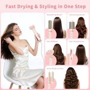 8-in-1 Dual Voltage Hot Air Styler & Hair Dryer Brush