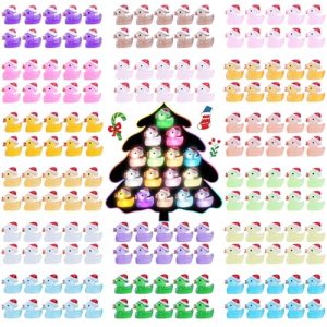160 Luminous Mini Resin Ducks – Glow in Dark Micro Ornaments