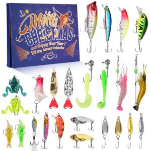 Fishing Advent Calendar 2025: 24 Lures & Tackle Set