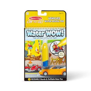 Melissa & Doug Water Wow! Mess-Free Coloring Pad – Vehicles