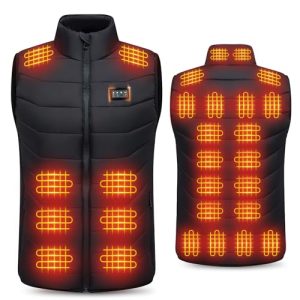 AMOVO Heated Vest – 28-Zone Electric Coat for Cold Weather