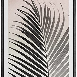 Pastel Jungle Island Palm Leaf Framed Canvas Wall Art
