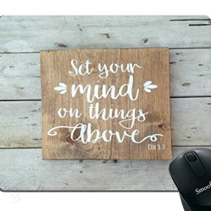 Custom Bible Verse Gaming Mouse Pad – Non-Slip Rubber
