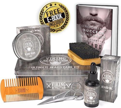 Viking Revolution Ultimate Beard Grooming Kit for Men - Image 6