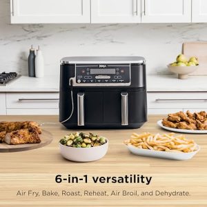Ninja DZ550 Foodi 10 Qt Smart XL DualZone Air Fryer