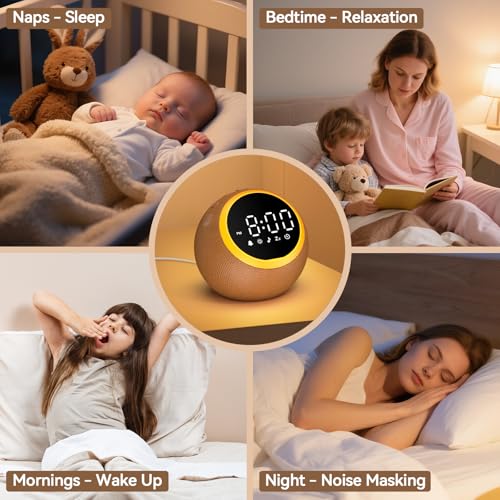 Soft Sound Alarm Clock with 30 Soothing Sleep Sounds - Image 7