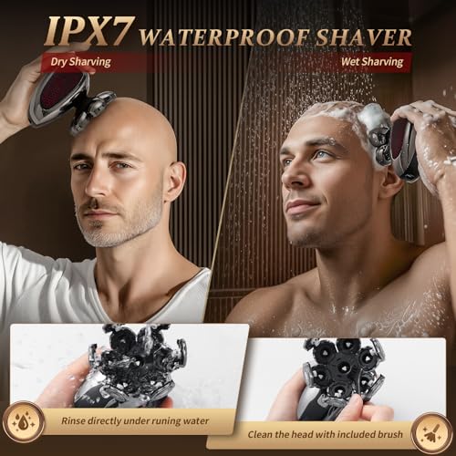 Professional 5-in-1 Electric Head Shaver for Bald Men - 7D - Image 4