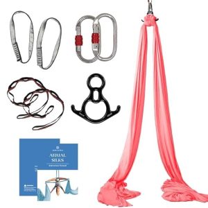 Aum Active Aerial Silks Starter Kit – 9 Yards Yoga Hammock