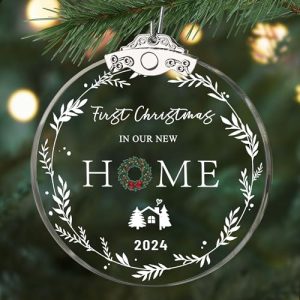 Olicard 2024 First Christmas New Home Ornament Gift