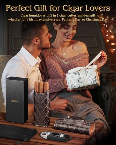 FANKAI Travel Cigar Case & V-Cutter Kit - Cedar Lined - Image 7