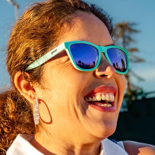 goodr Dinotopia Carnival Polarized Sunglasses - Teal - Image 5