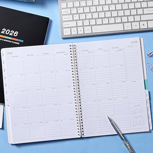 2026 Weekly & Monthly Planner 8.5"x11" - Classic Black - Image 8
