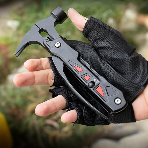 12-in-1 Pocket Multitool: Hammer, Knife, Pliers & Survival Gear - Image 2