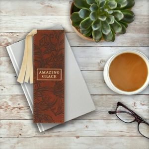 Amazing Grace Vegan Leather Bookmark for Women