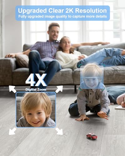 GOLSPARK 2K Indoor Camera: Pan/Tilt, Night Vision, Siren - Image 6