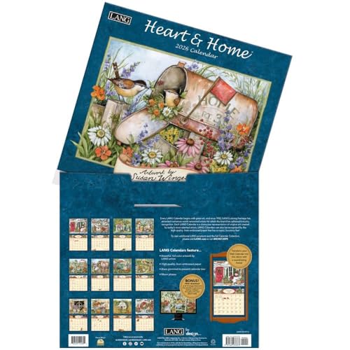 Lang Heart & Home 2026 Wall Calendar - Susan Winget Art - Image 4