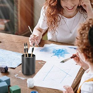 Vaydeer Metal Pen Holder – Stylish Desk Organizer, Black