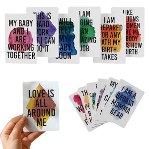16 Positive Birthing Affirmation Cards for Moms