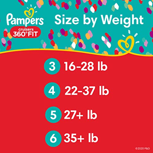 Pampers Cruisers 360 Fit Diapers Size 4 (140 Count) - Image 6