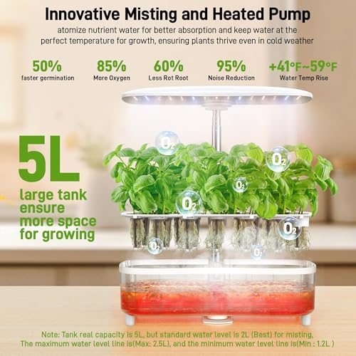 Hydroponics Growing System Kit - 15 Pods Indoor Herb Garden - Image 4