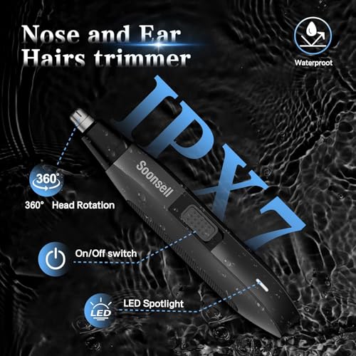 Soonsell 4-in-1 Waterproof Men's Grooming Kit & Ball Shaver - Image 5