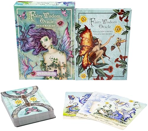 Fairy Wisdom Oracle Deck & Book Set for Guidance - Image 2