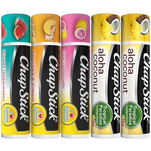 ChapStick Summer Lip Balm Bundle - 5 Piece Collection