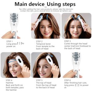 Laser Therapy Red Light Hair Growth Comb Brush