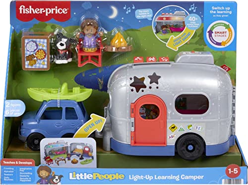 Fisher-Price Little People Light-Up Learning Camper Playset - Image 6