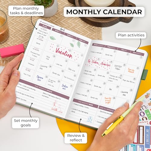 Clever Fox Weekly & Monthly Goal Planner - Undated A5 - Image 4