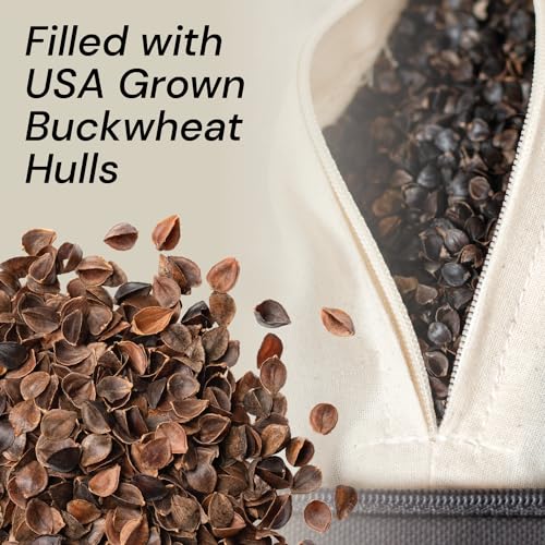 Waterglider Zafu Meditation Cushion with Buckwheat Fill - Image 4